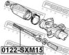 FEBEST 0122-SXM15 Tie Rod Axle Joint